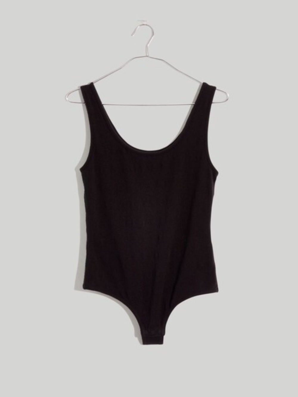 Madewell Black Scoop Neck Tank Bodysuit